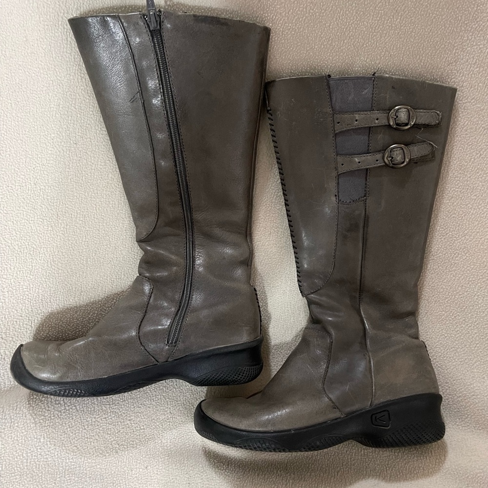 Grey Keen Boots